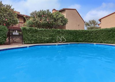 pool deck at ballantyne villas