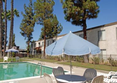 pool deck at casa del valle