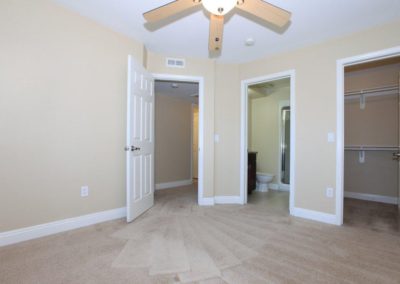 bedroom with bathroom and closet at el palacio