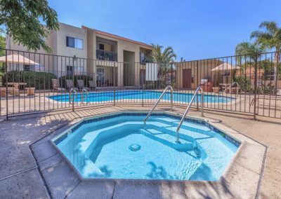 gated spa at evergreen villas