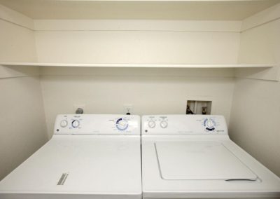 laundry room at evergreen villas