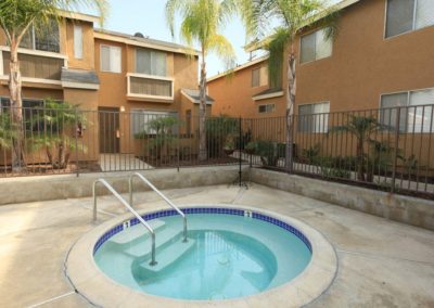 gated spa area at greenfield meadows