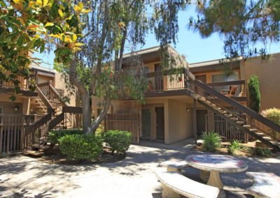 courtyard at mollison terrace