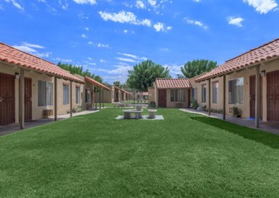 courtyard at mollison villas