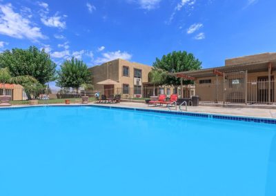 pool deck at mollison villas