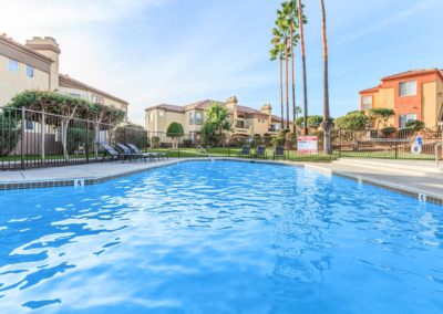 pool deck at arezzo apartments