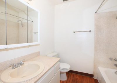 bathroom at ballantyne manor