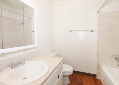 bathroom at ballantyne manor