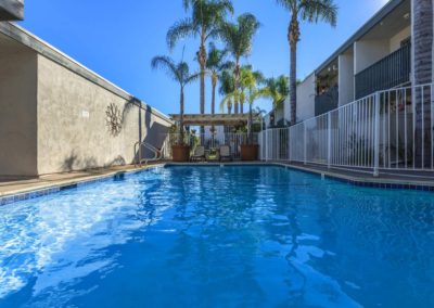 pool deck at ballantyne manor