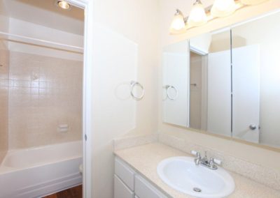 bathroom at ballantyne manor