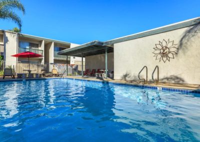 pool deck area at ballantyne manor