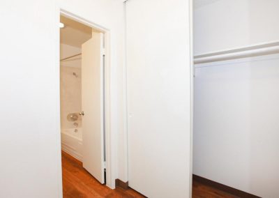 closet and bathroom at ballantyne manor