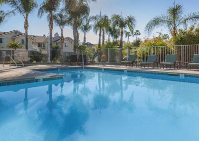 pool deck at citrus court