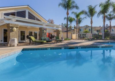 pool deck at citrus court