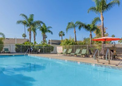 pool deck at citrus court