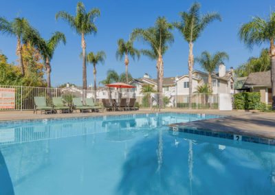 pool deck at citrus court