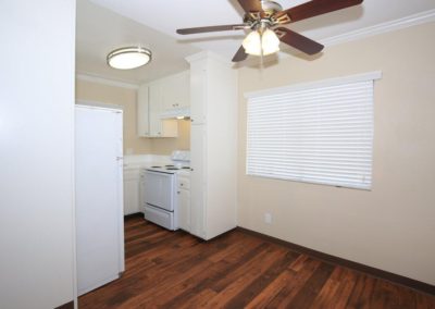 living area with kitchen at city gardens