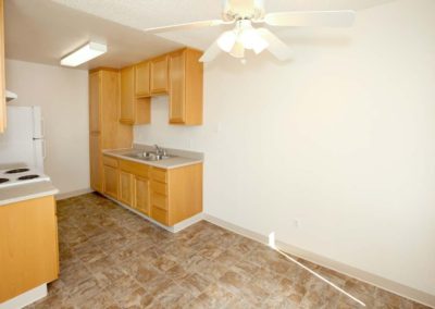 kitchen area at the courtyards