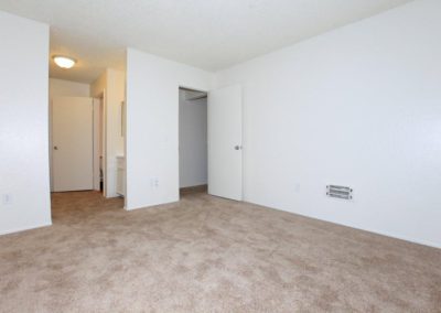 emerald vista bedroom with closet and bathroom