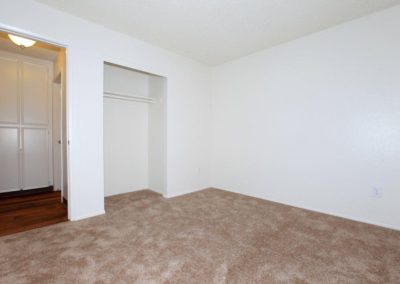 emerald vista bedroom with closet