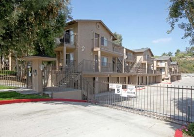 gated front entrance at euclid oaks