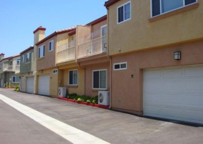 exterior of units and balconies at Jamacha Villas