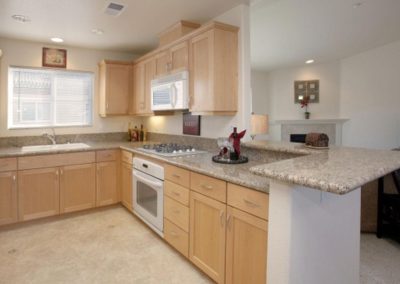 overview of kitchen area