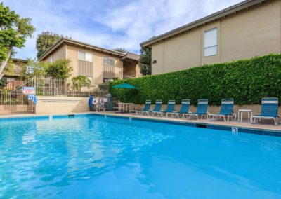 gated pool deck at la mesa spring gardens