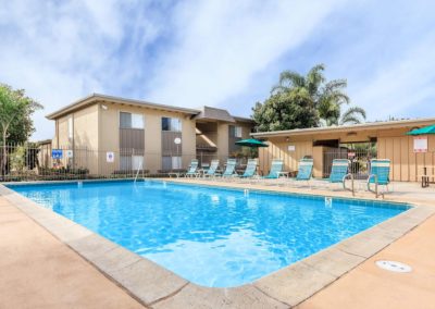 gated pool deck at la mesa spring gardens