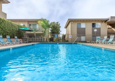 gated pool deck at la mesa spring gardens