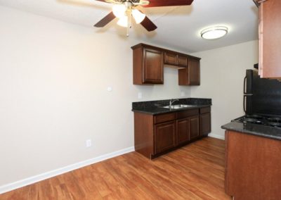 kitchen at maple view apartments