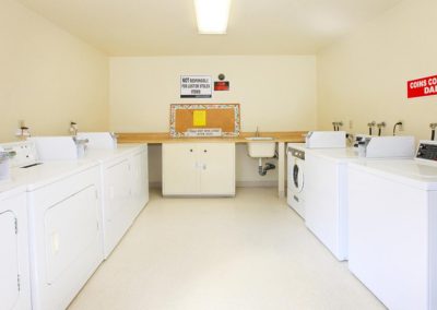 laundry room at casa serena