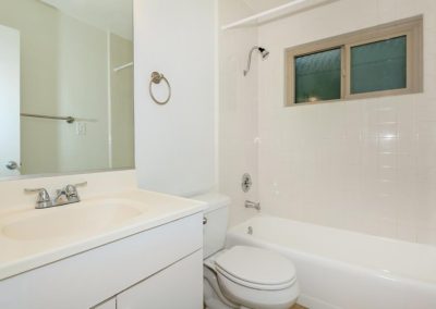 bathroom at fresno terrace apartments