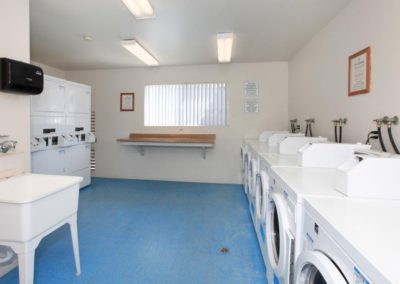 laundry room at the pines