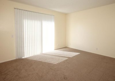 living area with window at the pines