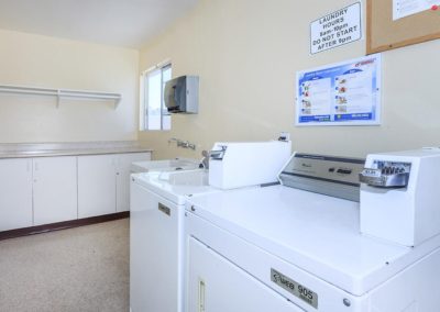 laundry room at portofino apartments