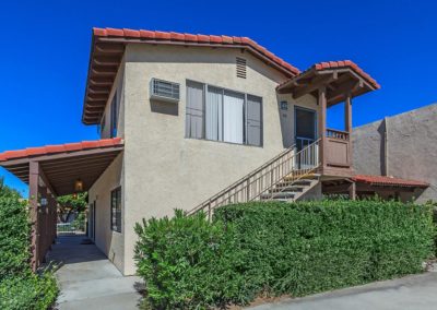 exterior and landscape at portofino apartments