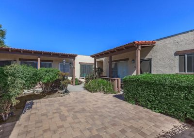 pathway and landscape at portofino apartments