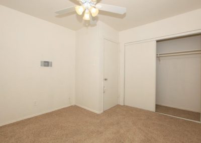 bedroom with closet at oceanridge apartments