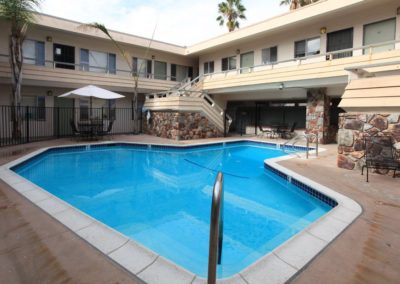 pool area at oceanridge apartments