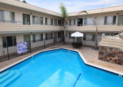 overview of pool area at oceanridge