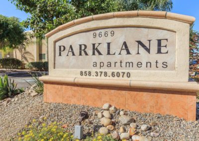 parklane apartments front entrance