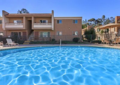 pool area at parklane apartments