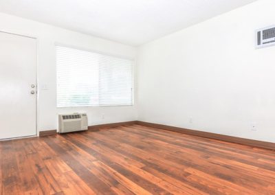 living area and front entry at parkwood gardens apartments