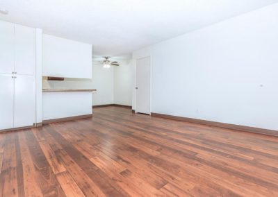 living area and kitchen at parkwood gardens apartments