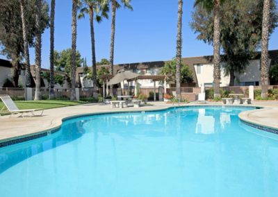 pool deck at paseo del prado