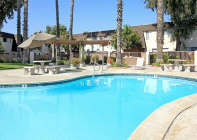 pool deck at paseo del prado