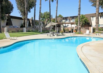 pool deck at paseo del prado