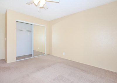 bedroom with mirror and closet at raymond ritz