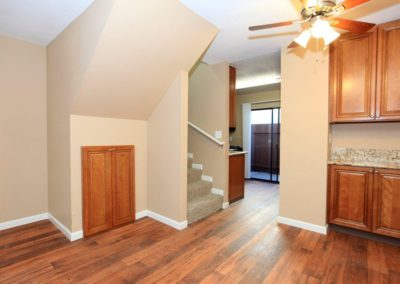 hallway to kitchen at ridgewood court